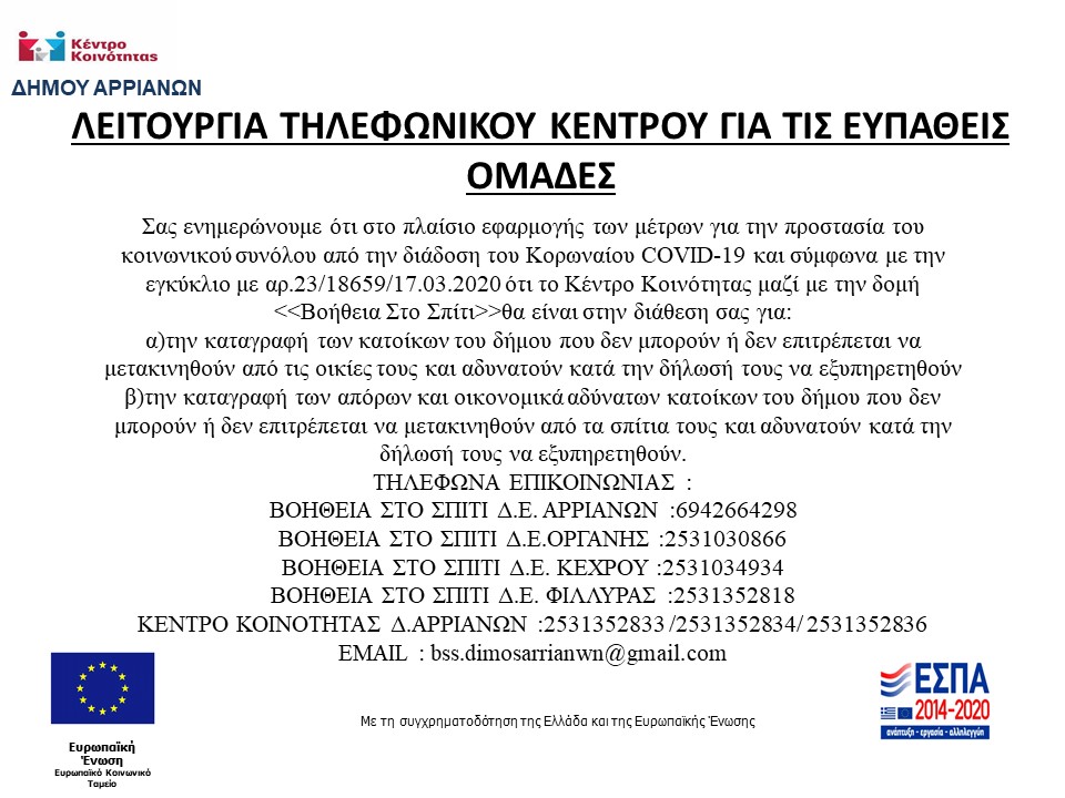 Λειτουργια τηλεφωνικου Κεντρου